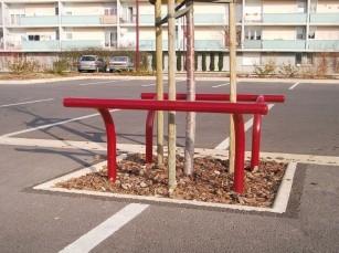 Barre décorative - Protection du mobilier urbain - Tube acier galvanisé ou peint_0