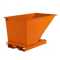 Benne auto-basculante de 300 L Orange_0