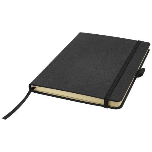 Carnet A5 apparence bois Wood-look - couverture rigide - 80 pages lignées - emballé en boîte cadeau_0