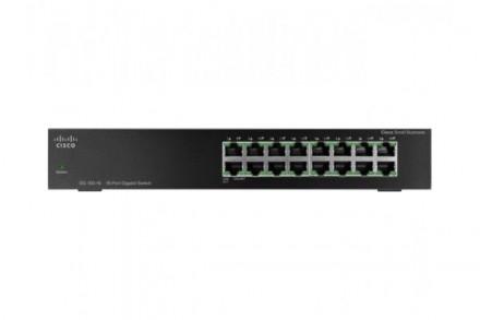 CISCO SG100-16 - Switch rackable 16 ports Gigabit RJ-45 avec garantie à vie_0