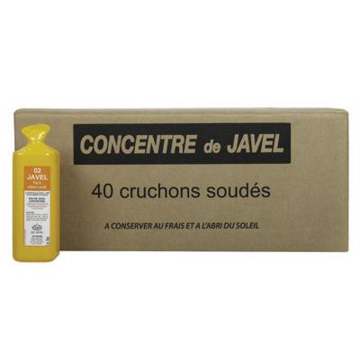 Cruchons de javel concentrée 250 ml, lot de 40_0