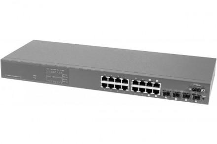 DEXLAN SWITCH NIVEAU 2 MANAGEABLE 16 PORTS GIGABIT + 4 SFP_0