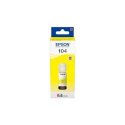EPSON Kit de Remplissage d'Encre   EcoTank 104 - Jaune - Jet d'encre - 7500 Pages - 1 Unit(s) (C13T00P440) Epson - 3666373877969_0