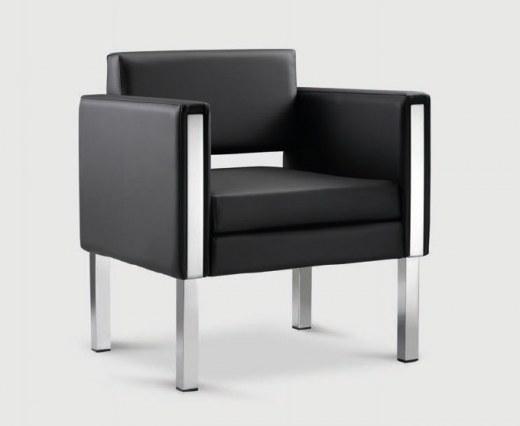 Fauteuil ONLY en Simili-cuir Noir Milani - Référence 8901 CA M_0