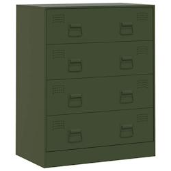 Helloshop26 - Buffet bahut commode armoire meuble de rangement organisateur cuisine salle de séjour salon olive 67 x 39 x 83 cm 02_0036583 - 30002129_0