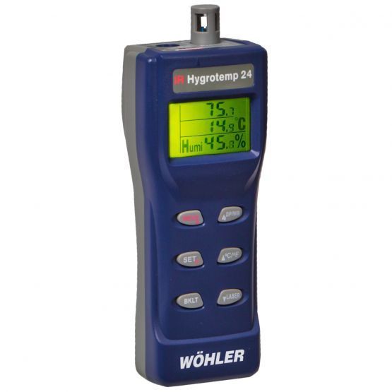 Hygrotemp 24 - hygromètre professionnel -  wöhler  - infrarouge_0