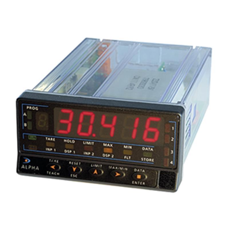 Indicateur de process Alpha-P2 - Série Kosmos - Entrées ±10 V DC, ±20 mA - 5 digits rouges 14 mm_0
