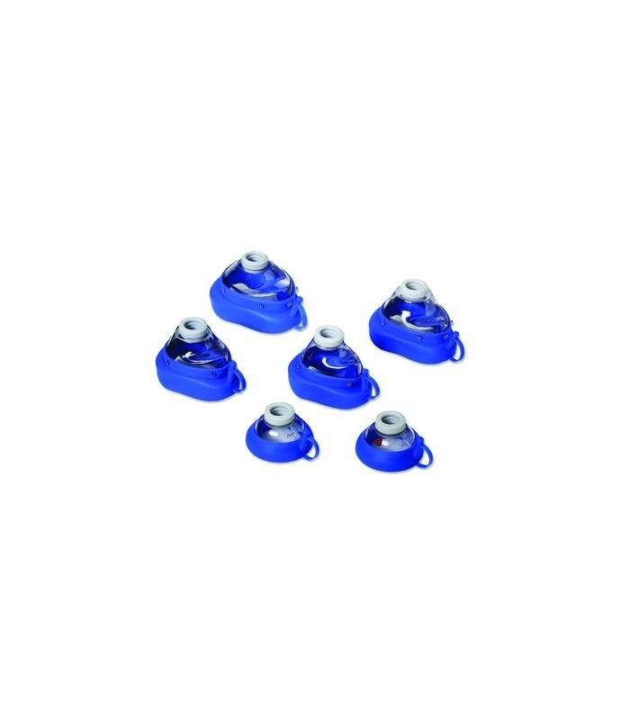 Masque insufflateur sans latex taille 4 adolescents - OX200295 - réutilisable avec bourrelet gonflable_0