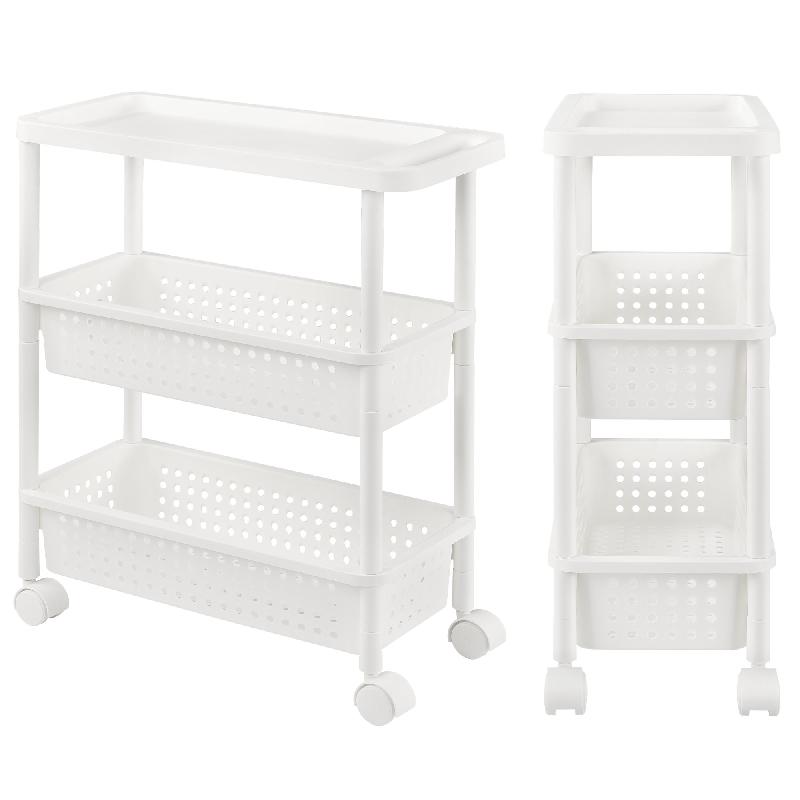 MEUBLE DE RANGEMENT À ROULETTES CHARIOT ROULANT TOUR DE RANGEMENT