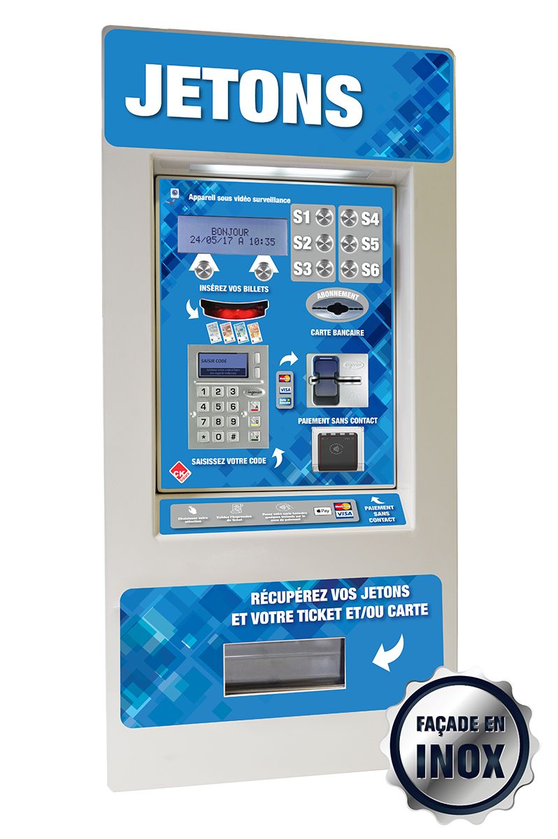 Borne de paiement efficace et simple - Optimum Speed Wash - la plus accessible au public_0
