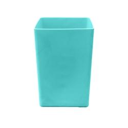 PLAST'UP ROTOMOULAGE Pot de fleur carré suerte 109l - MENTHEFRAICHE - bleu plastique 0750122560608_0