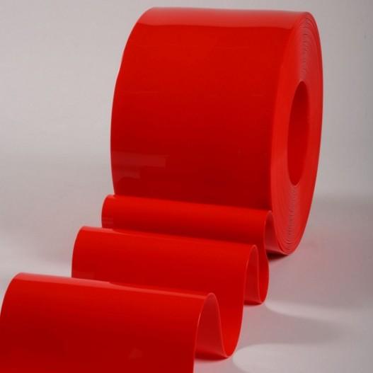 Rouleau 50m de lanière PVC standard orange opaque 200mm x 2mm - séparation et isolation thermique, acoustique et visuelle_0