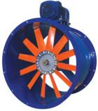 Ventilateur hélicoïde industriel - attaque directe ou transmission - turbine en PPG ou aluminium_0