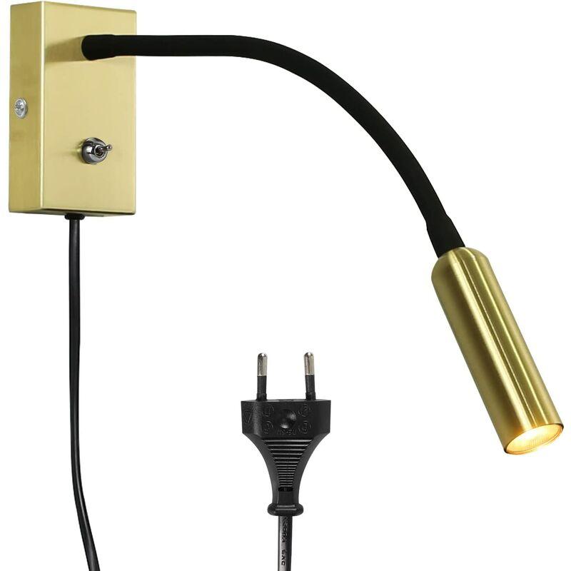 Interrupteur avec Prise USB pour Lampe de Chevet cablé