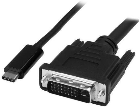 Microconnect USB3.1CDVI18B - Câble vidéo USB C vers DVI-D 1,8m - Noir - Résolution jusqu'à 1920x1080_0