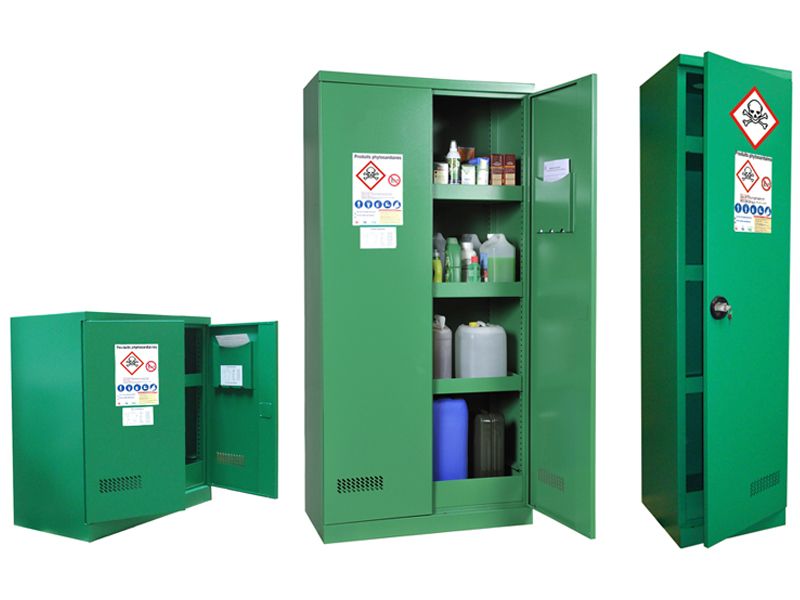 Armoire phytosanitaire - 2 portes - armoire de stockage avec rétention (122 l)_0