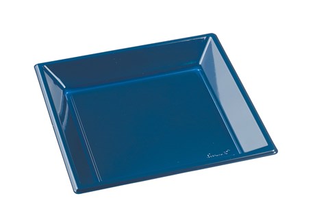 ASSIETTE JETABLE CREUSE SOLIA BLEU 18 X 18 CM (VENDU PAR 240)