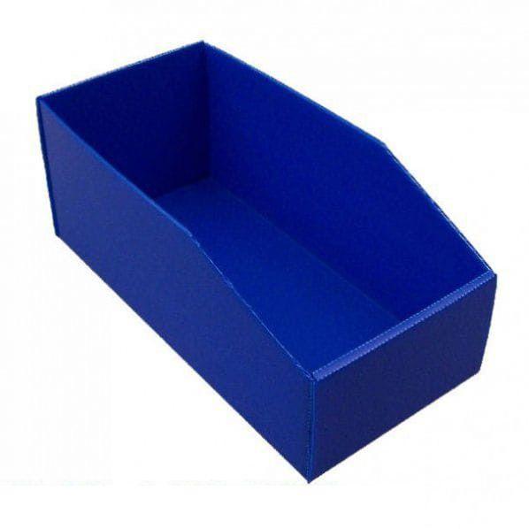 Bac à bec polypropylène Eco - profondeur 380 mm - capacité 9 litres - bleu - robuste et résistant_0