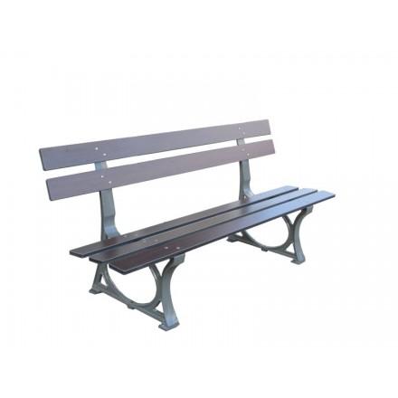 Banc urbain compact et fonte_0