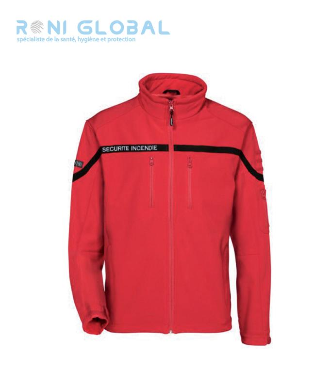 BLOUSON SOFTSHELL SÉCURITÉ INCENDIE RESPIRANT - CITY GUARD_0