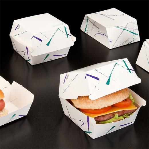 Boite à hamburger personnalisée 12x12 cm - avec marquage de 1 à 4 couleurs_0