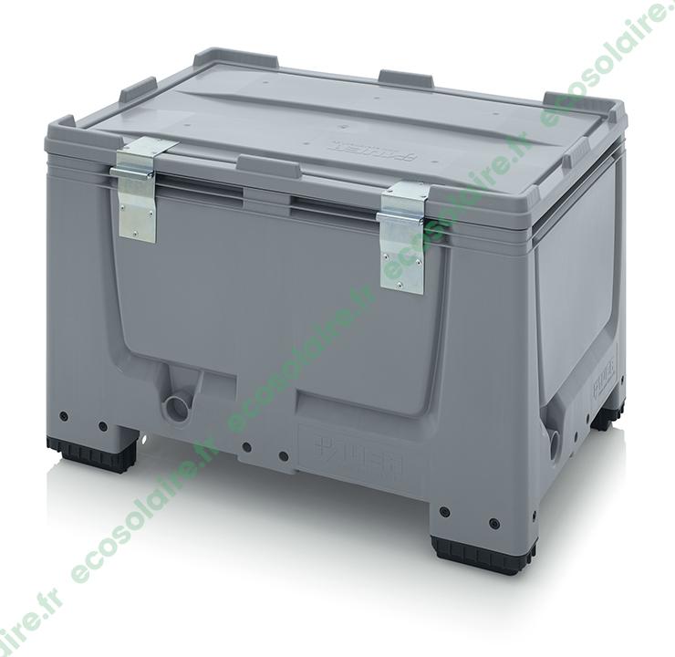 Coffre à batterie en polyéthylène haute densité - 1200*800*790 mm - Résistant à la corrosion avec ventilation et fermeture sécurisée_0
