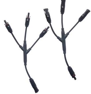 Connecteur solaire parallèle 3 panneaux - MC4 3 en 1 - Fabrication française Uniteck - Étanchéité IP67 - Température -25°C à +85°C_0