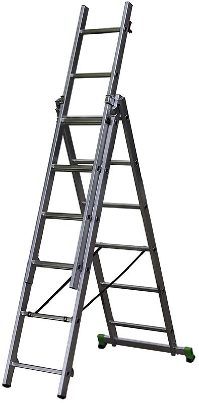 Échelle transformable 3 plans CLT3 - Hauteur 3,15m à 6,50m_0