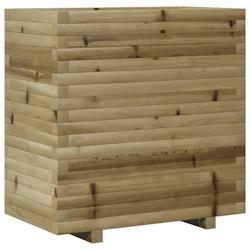 Helloshop26 - Jardinière bac lit surélevé plantes fleurs terrasse jardin 70 x 40 x 72 cm bois de pin imprégné marron 02_0037797 - 3000213963052_0