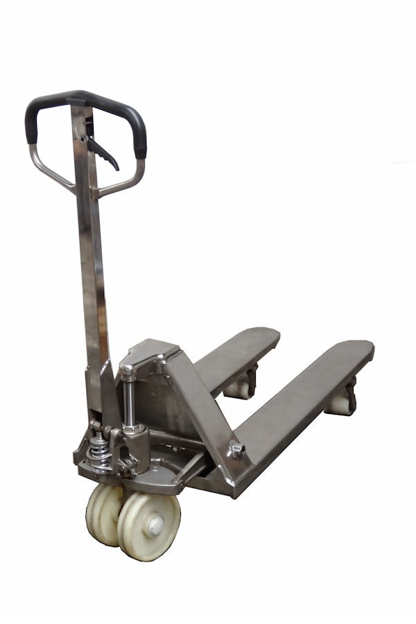 Manuvit - Transpalette manuel inox 2T - Construction robuste pour industrie alimentaire et chimique_0