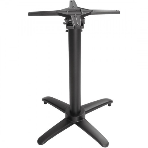 PIED DE TABLE BASCULANT EN ALUMINIUM NOIR