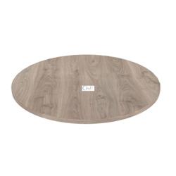 Plateau Stratifié Minnesota Oak diamétre 70 cm, 24mm, France Mobilier Chr - beige 3760326524525_0