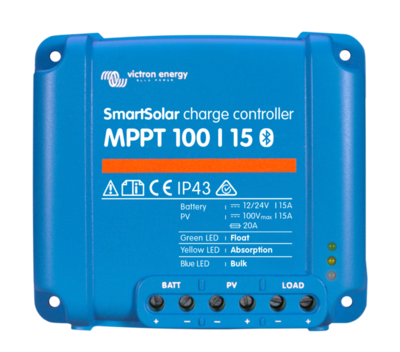 Régulateur solaire SmartSolar MPPT 100/15A 12/24V - Bluetooth intégré - Victron Energy_0