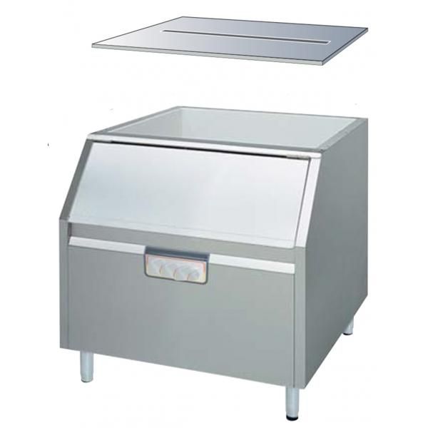 Réserve de 150 kg en acier inoxydable pour machine à glace en grain - Synergies_0