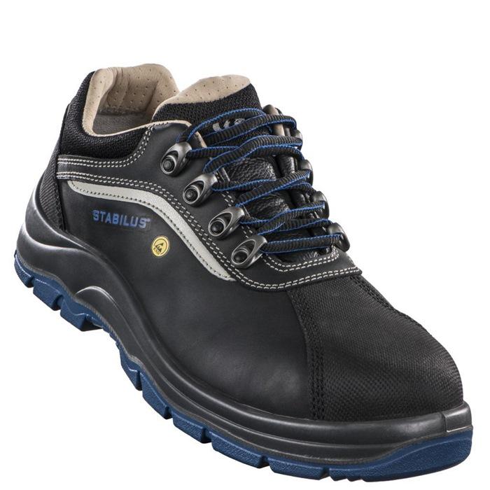 Chaussures de sécurité basses SPARTACUS LOW - Taille 41 - Noir/Bleu - Largeur 12 - S3 SRC ESD EN ISO 20345 - Stabilus_0