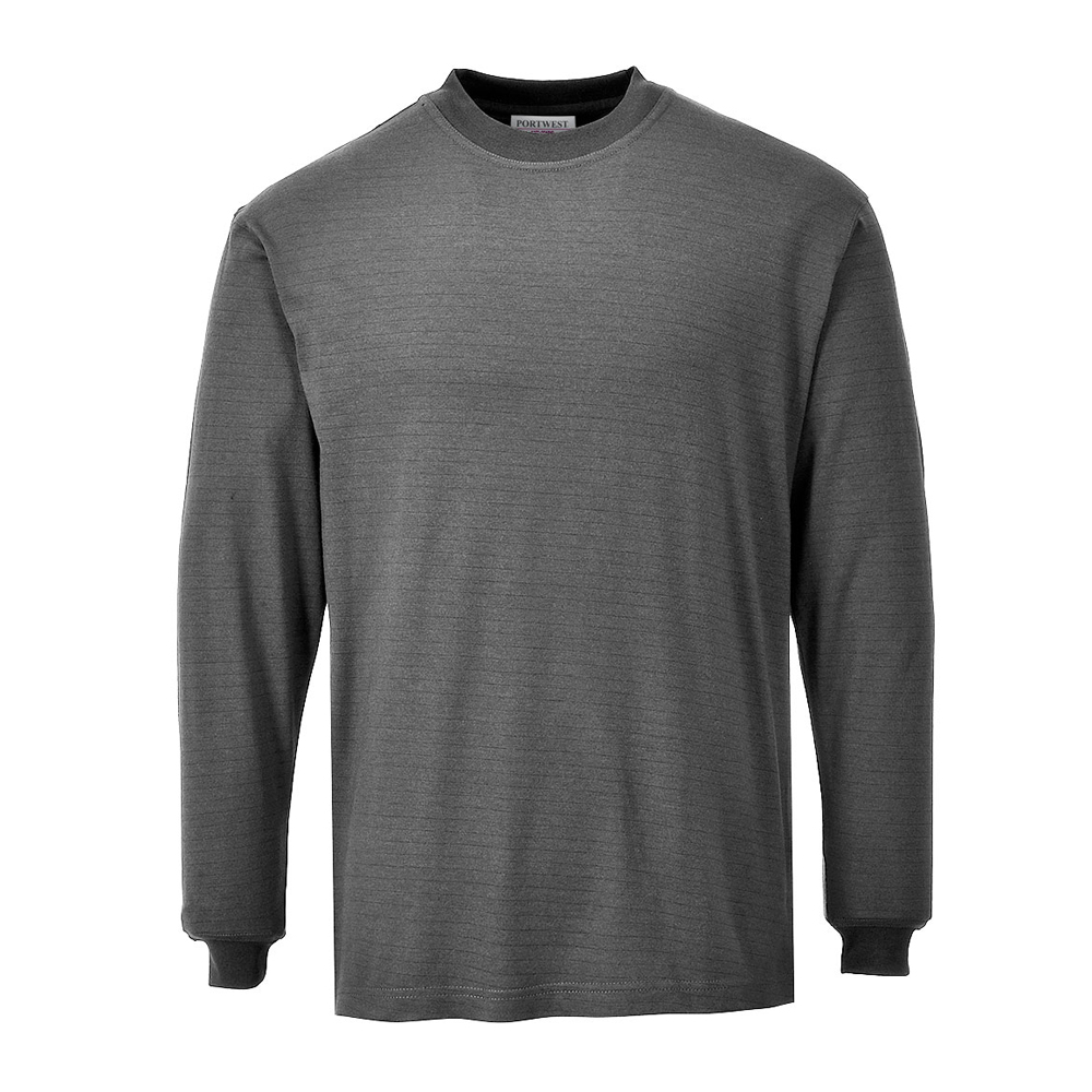 Tee-shirt manches longues retardateur de flamme Modaflame FR11 - arc électrique - PCL300-GR-S - Portwest_0