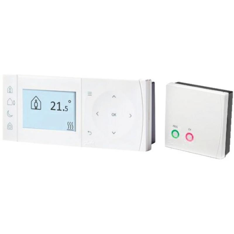 Thermostat digital programmable hebdo tpone- rf + rx1-s radio avec récepteur_0