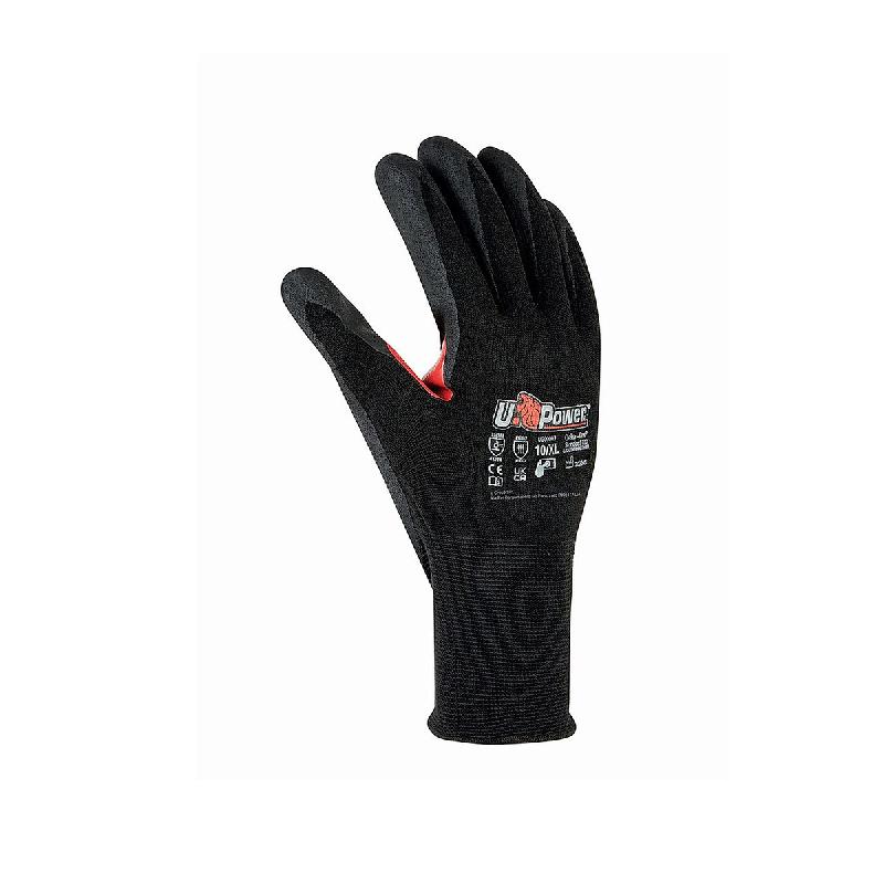 U-POWER Gants de protection tactiles FLYNT - Rouge/Noir 8 - 8 multicolore multi-matériau 8033546534847_0