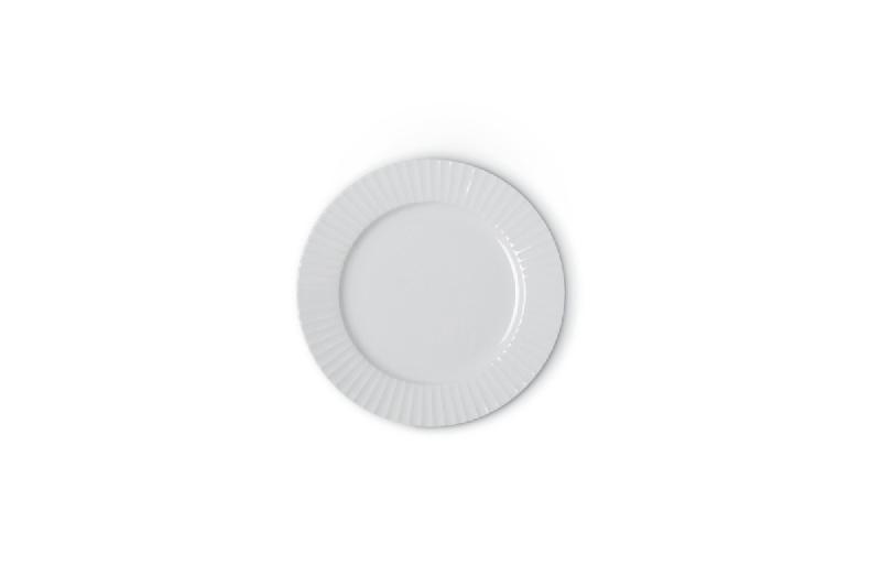 ASSIETTE PLATE ROND IVOIRE PORCELAINE Ø 29 CM METROPOLIS RAK