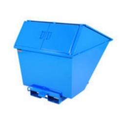 Benne auto-basculante avec couvercle haut - capacité de 200L à 2700L_0