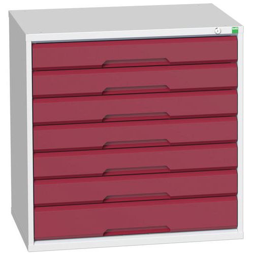 BOTT 1 ARMOIRE À TIROIRS VERSO - 800MM - 7 TIROIRS - BOTT