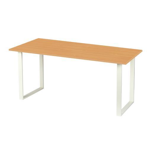 BUREAU SQUARE 160 X 80 X 75 CM DESIGN DROIT HÊTRE