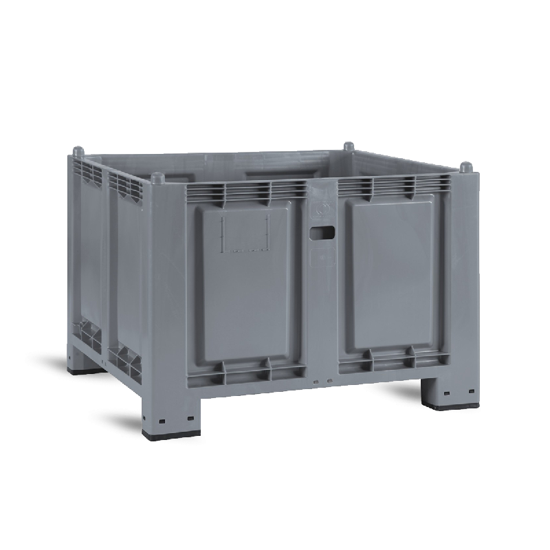 Caisse palette plastique pleine 1200 x 800 Certifié alimentaire_0