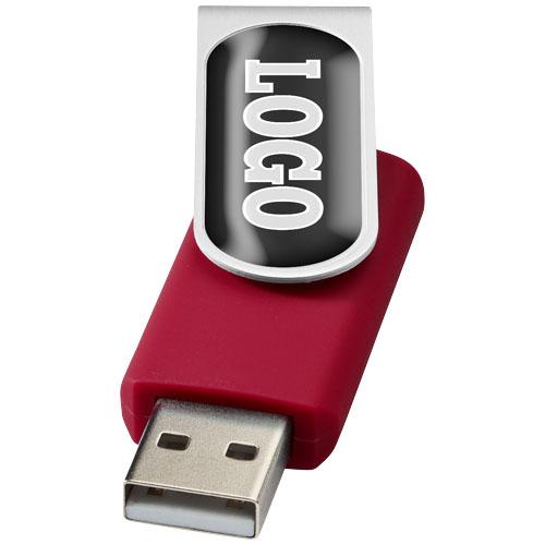 Clé USB publicitaire - 2 Go - Rotate-doming - Plastique et aluminium - Réf. 12350903_0