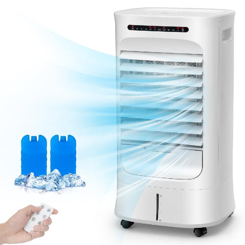 Climatiseur mobile 3 en 1 - Télécommande, minuterie 15 h, réservoir 10 L, oscillation et vitesses variables - 20_0006209_0