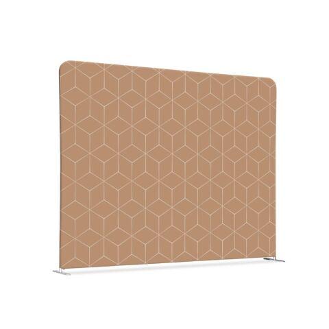 CLOISON EN TISSU 150-150 DOUBLE HEXAGONE BEIGE