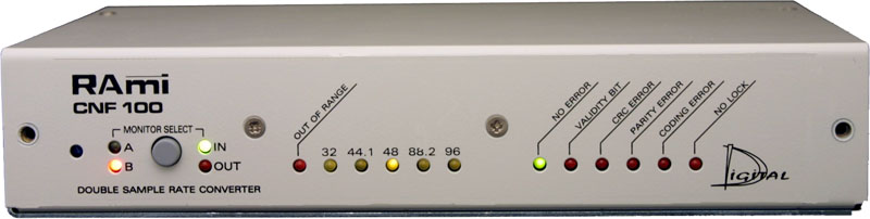 Double convertisseur de fréquence d'échantillonnage aes/ebu cnf100_0