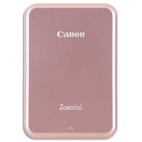 Canon imprimante instantanée Zoemini rose - 3204C004 - Impression smartphone et papier autocollant 5x7,6 cm_0