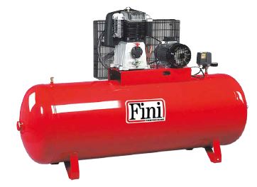 Compresseur à piston bi-étagé - cylindre fonte - 5,5 à 7,5 CV - réservoir 270 à 500 litres_0