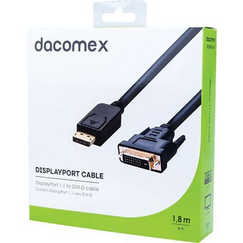 CORDON DISPLAYPORT 1.2 - 15 M DACOMEX - DACOMEX